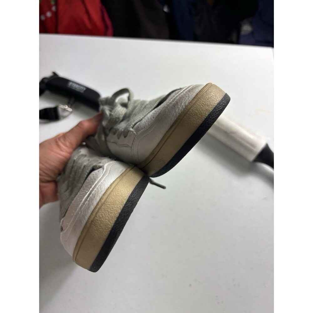 Golden Goose Ball Star Sneaker White Leather/Silver Glitter sz 39 - Picture 3 of 16